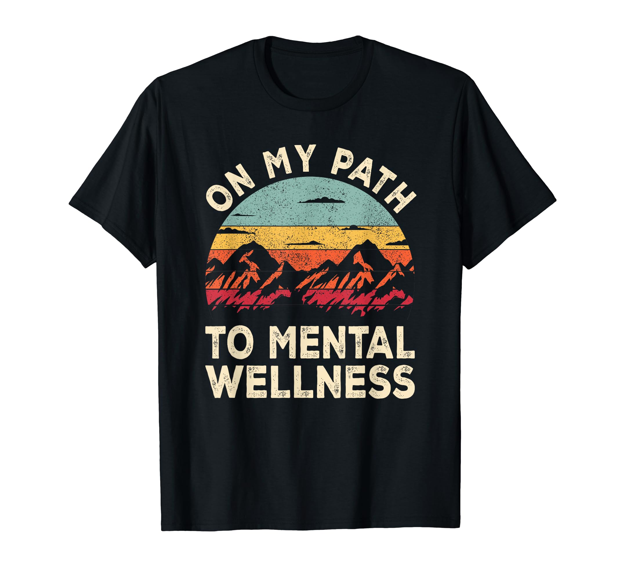Outdoor Nature Hike Mental Health Hoodie - Fun Novelty Design Men Women - T-Shirt, Sweatshirt, Hoodie