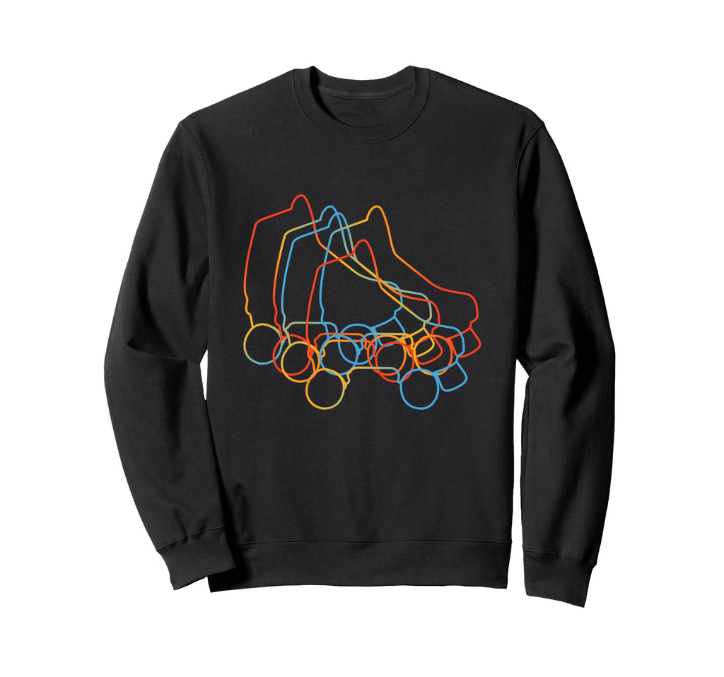 Roller Skates Roller Skating Sweatshirt - Trendy Graphic for Adults - T-Shirt, Sweatshirt, Hoodie