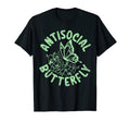 Insect Antisocial Butterfly Entomology T-Shirt - Graphic Print for Adults - T-Shirt, Sweatshirt, Hoodie