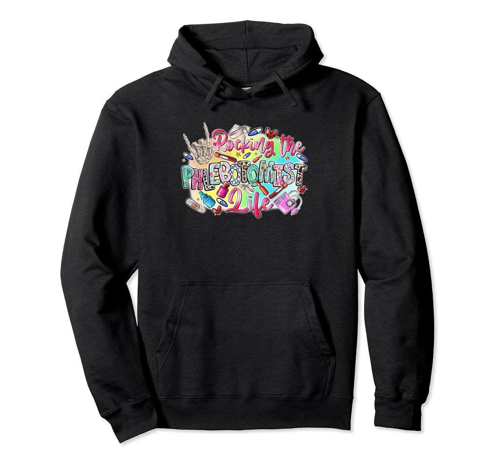 Rocking Phlebotomist Life Western Hoodie - Streetwear Style for Adults - T-Shirt, Sweatshirt, Hoodie