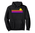 80S Chillwave Synthwave Inspired Sunset Hoodie - Custom Art Print Unisex - T-Shirt, Sweatshirt, Hoodie