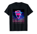 80S Flamingo Bird Vaporwave Sunset T-Shirt - Fun Novelty Design for Adults - T-Shirt, Sweatshirt, Hoodie