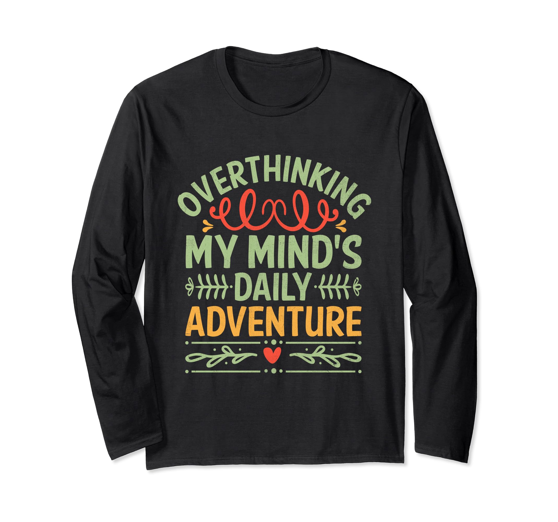 Overthinking Overthinker Funny T-Shirt - Minimalist Print Men Women - T-Shirt, Sweatshirt, Hoodie