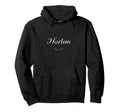Harlem New York Typography Hoodie - Custom Art Print Men Women - T-Shirt, Sweatshirt, Hoodie