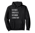 Overthinker Doomscroller Bare Minimum Hoodie - Trendy Graphic Unisex - T-Shirt, Sweatshirt, Hoodie