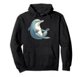 Meditation Dolphin Yoga Pose Relaxing Animal Hoodie - Trendy Graphic Unisex - T-Shirt, Sweatshirt, Hoodie
