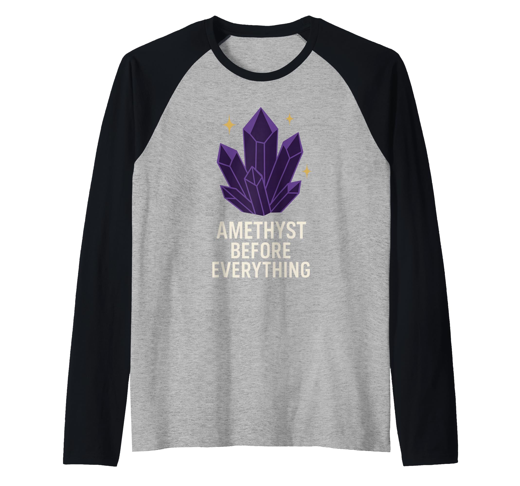 Amethyst Addict Healing Crystal Sweatshirt - Fun Novelty Design Men Women - T-Shirt, Sweatshirt, Hoodie