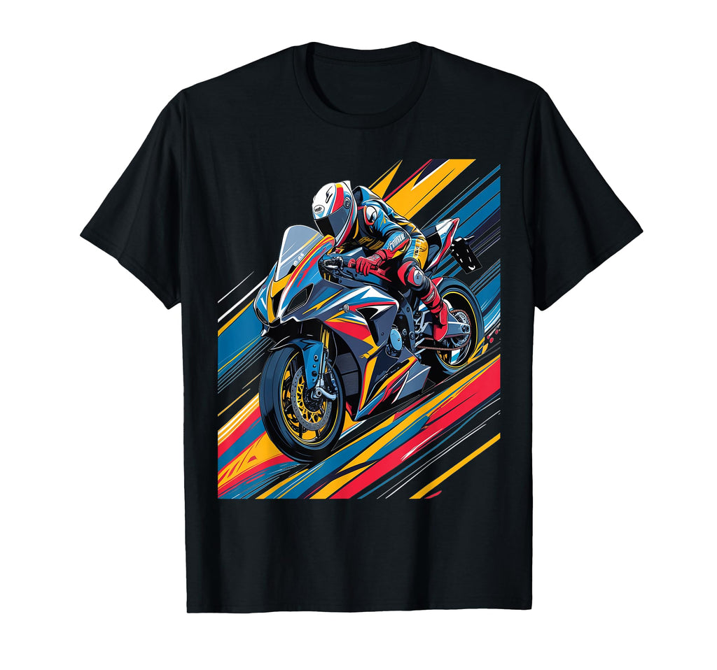 Motorcycle Rider Moto Grand Prix Light T-Shirt - Streetwear Style Unisex - T-Shirt, Sweatshirt, Hoodie