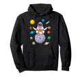 Astronaut Yoga Pose Meditation Mandala Hoodie - Novelty Apparel for Adults - T-Shirt, Sweatshirt, Hoodie