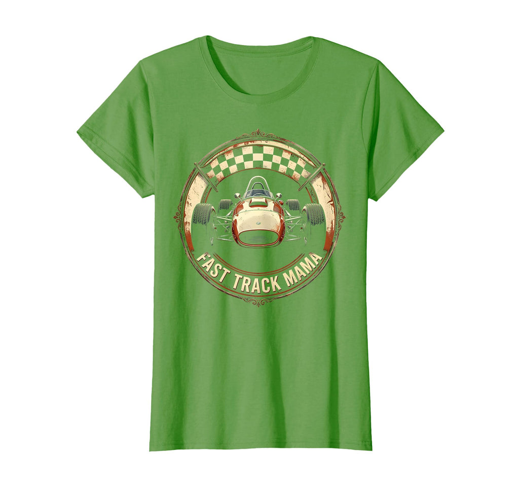 Fast Track Mama Race Car Mom T-Shirt - Streetwear Style Unisex - T-Shirt, Sweatshirt, Hoodie
