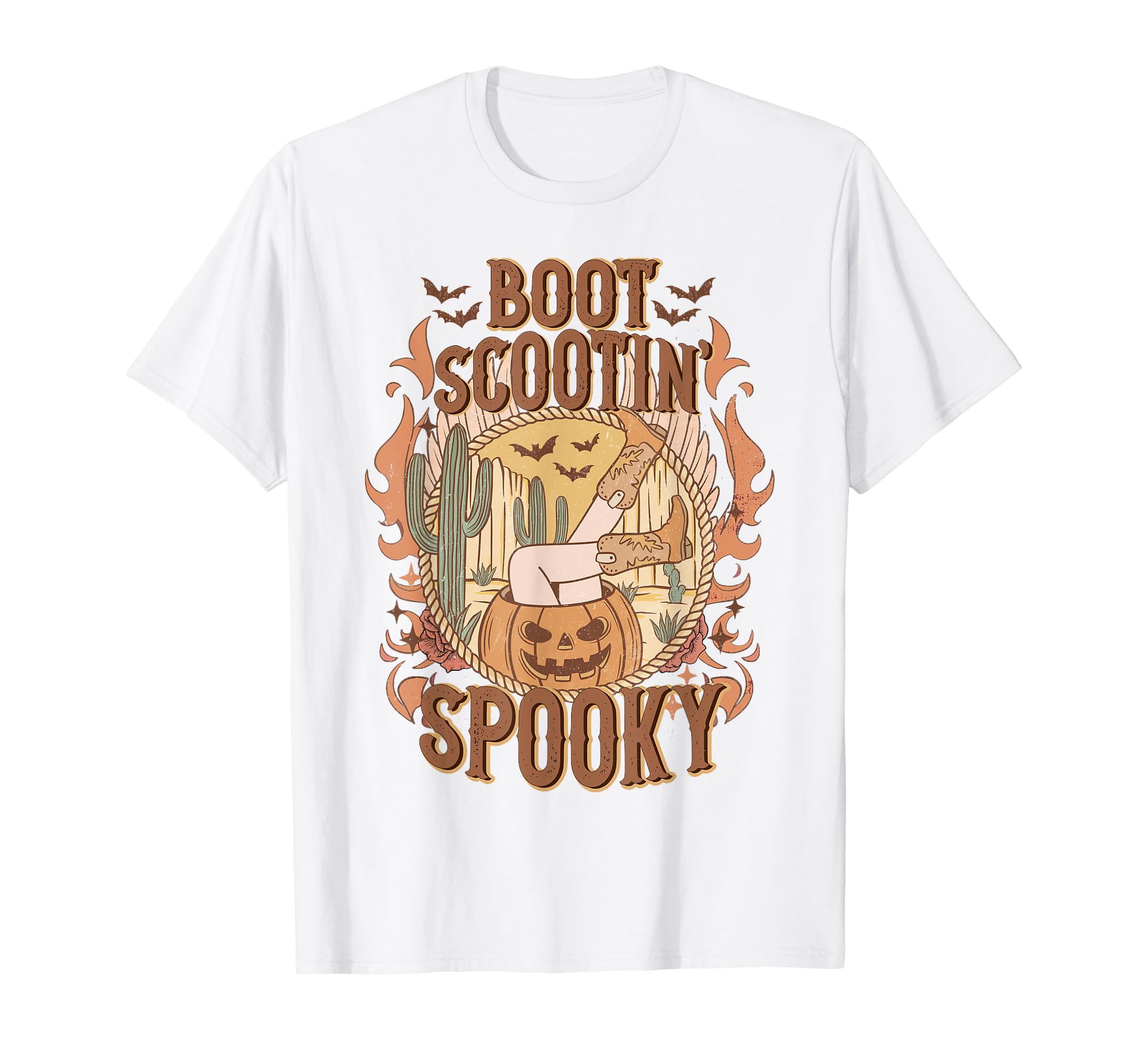 Boot Scootin Spooky Western T-Shirt - Custom Art Print for Adults - T-Shirt, Sweatshirt, Hoodie