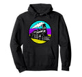 Steam Locomotive Train 80S Synthwave Hoodie - Minimalist Print Men Women - T-Shirt, Sweatshirt, Hoodie