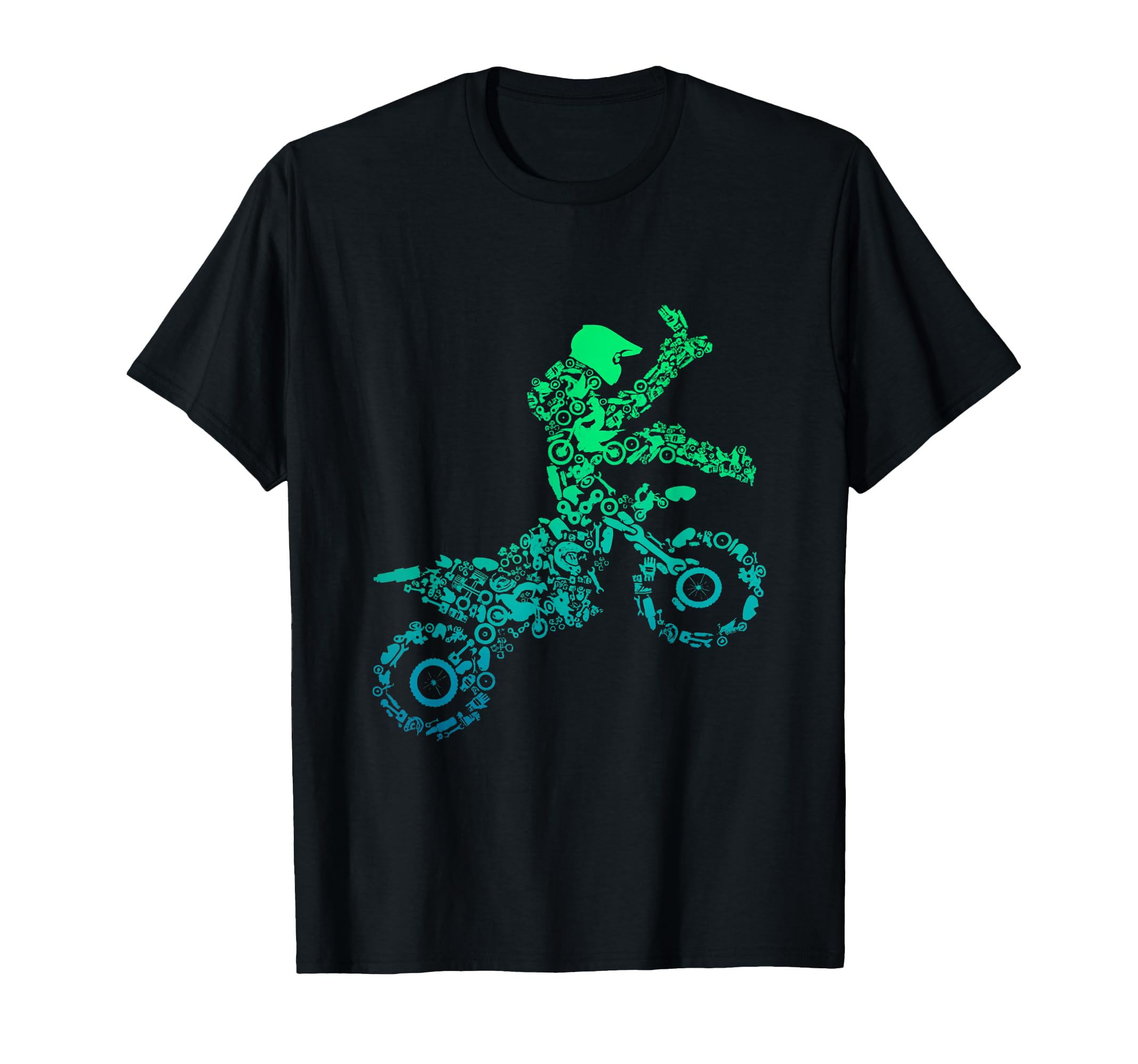 Motocross Enduro Bike Dirt Biker Off Road T-Shirt - Unique Graphic Unisex - T-Shirt, Sweatshirt, Hoodie