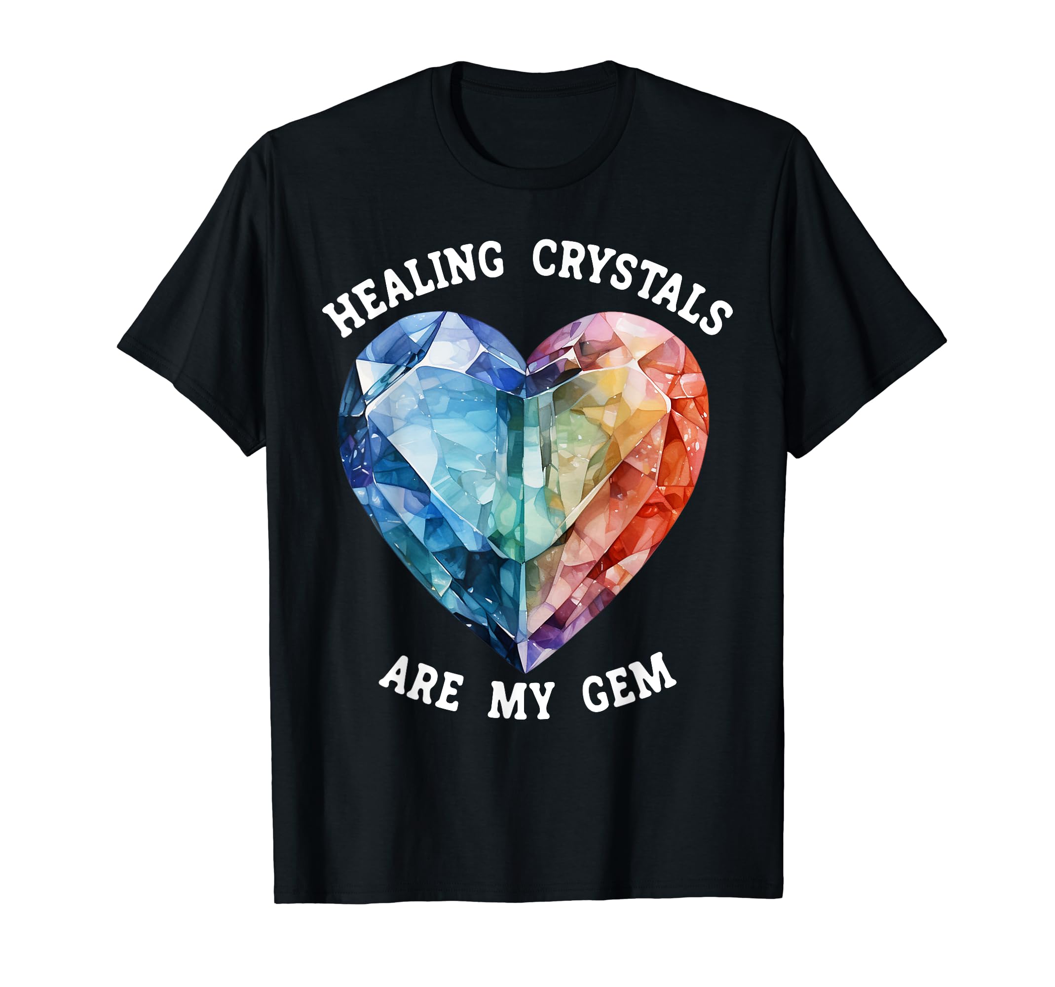 Sage Crystal Energy Healing Reiki Gift T-Shirt - Graphic Print Unisex - T-Shirt, Sweatshirt, Hoodie