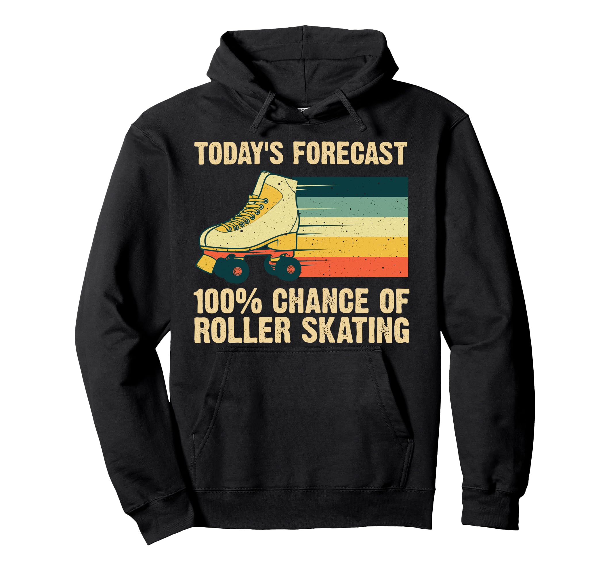 Roller Skating Roller Skate Derby 80S 70S Hoodie - Trendy Graphic Men Women - T-Shirt, Sweatshirt, Hoodie