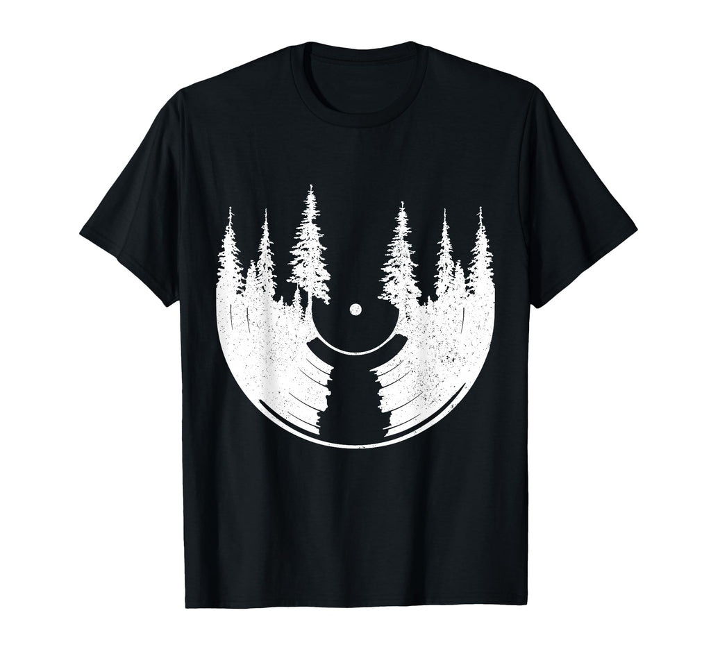 Vinyl Record Collector Nature Trees T-Shirt - Graphic Print for Adults - T-Shirt, Sweatshirt, Hoodie