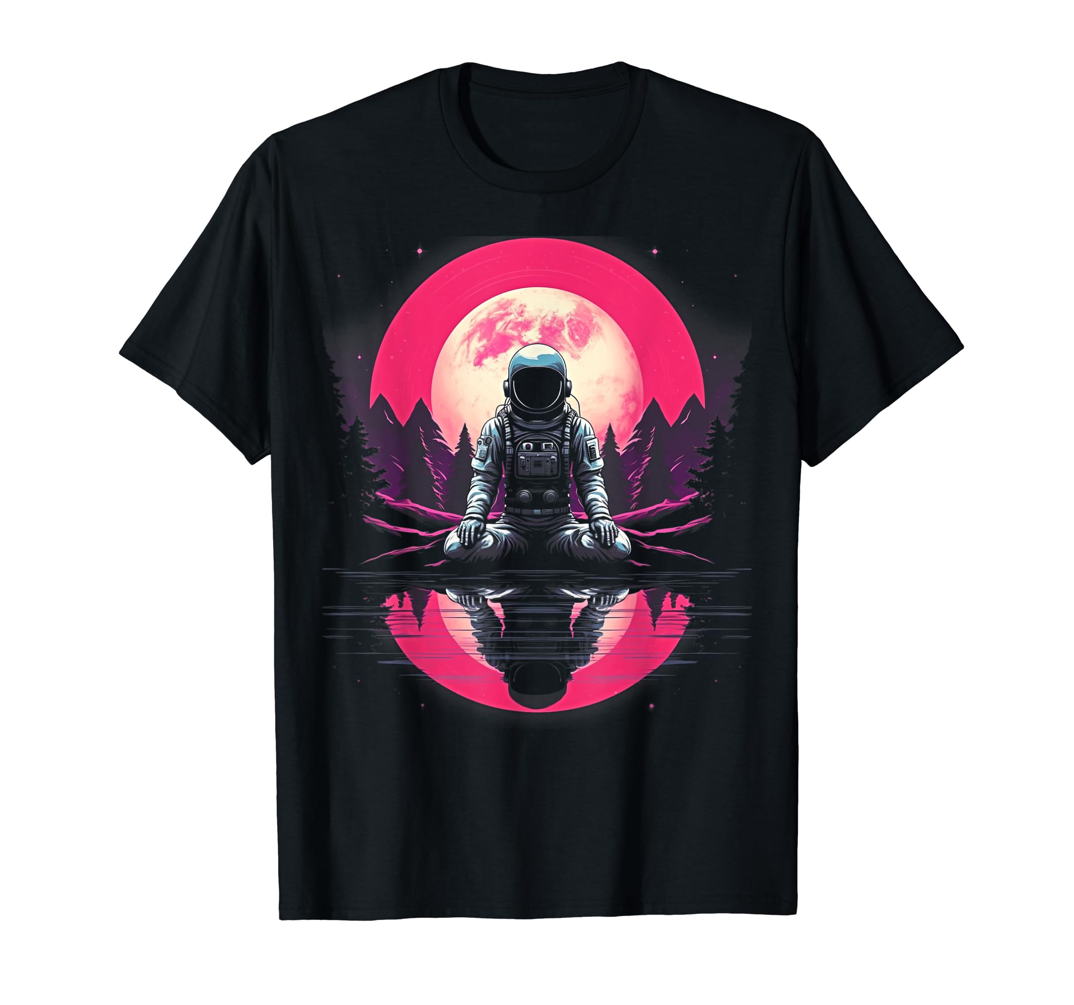 Synthwave Astronaut Cyberpunk 80S Sci Fi 30 T-Shirt - Trendy Graphic Unisex - T-Shirt, Sweatshirt, Hoodie