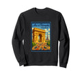 Paris France 50S Travel Tourist Sweatshirt - Fun Novelty Design Men Women - T-Shirt, Sweatshirt, Hoodie