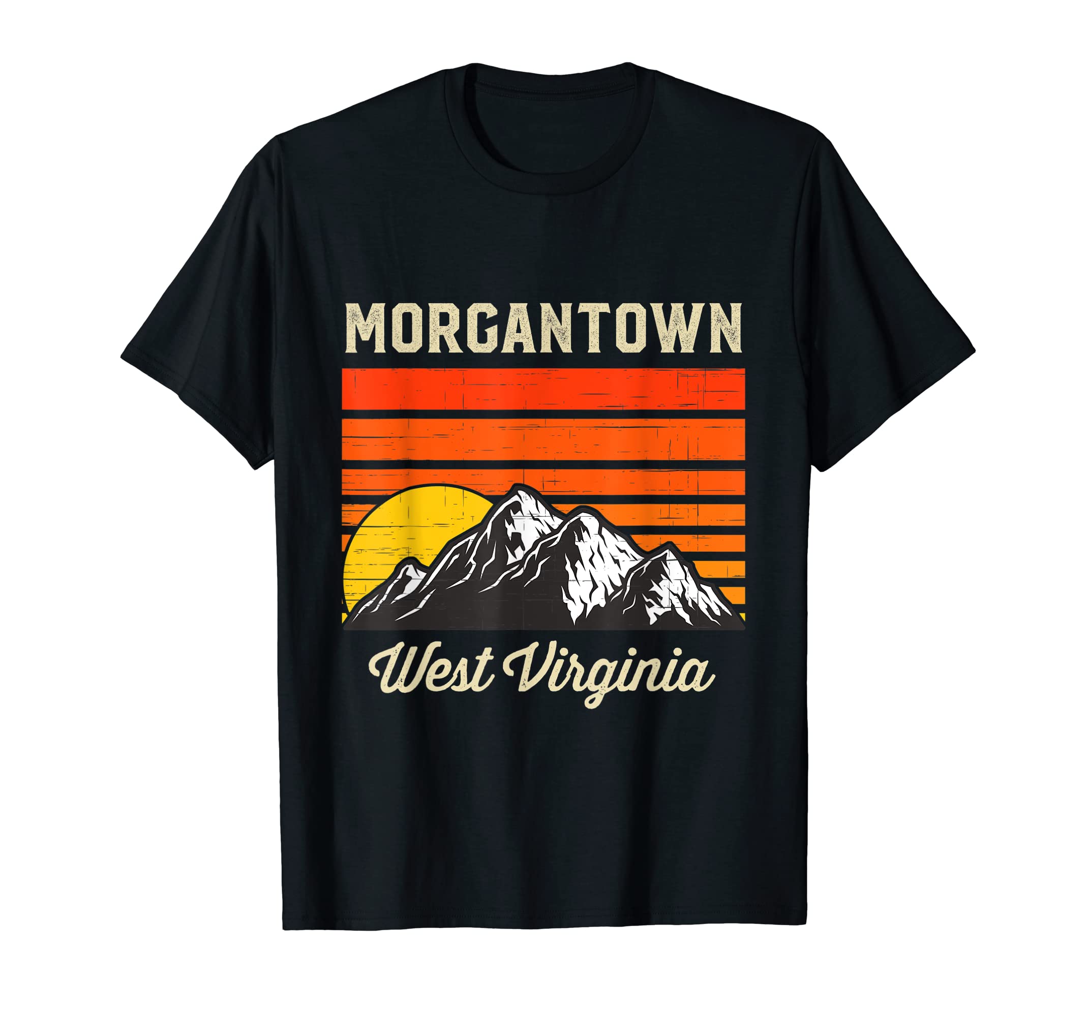 Morgantown West Virginia City State T-Shirt - Casual Everyday Wear Unisex - T-Shirt, Sweatshirt, Hoodie