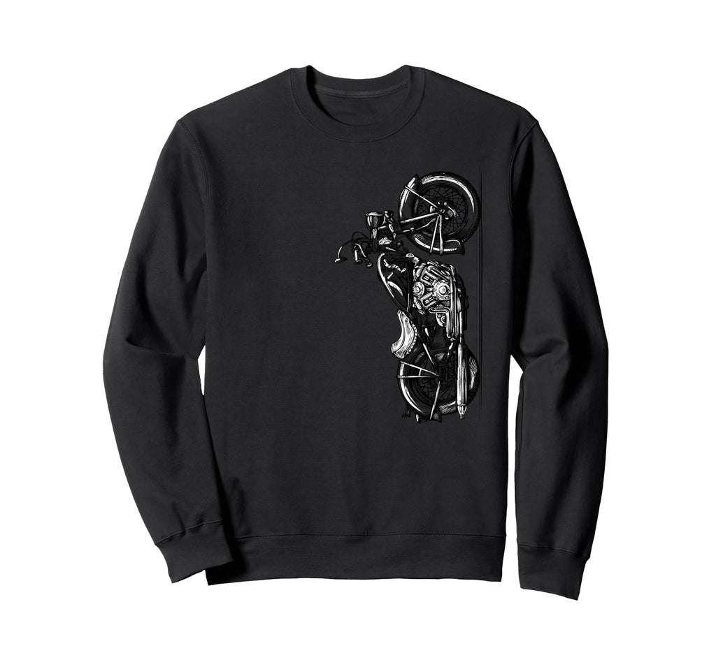 Motorcycling Biker Motorcycle Ride Sweatshirt - Unique Graphic Men Women - T-Shirt, Sweatshirt, Hoodie