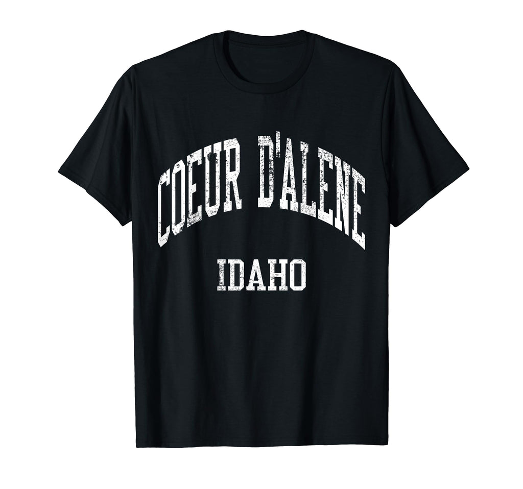 Coeur Dalene Idaho 70S College Sports T-Shirt - Streetwear Style for Adults - T-Shirt, Sweatshirt, Hoodie