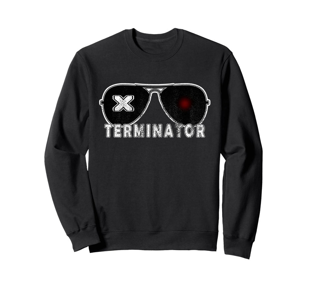 X Terminator Pest Control Sunglasses Sweatshirt - Graphic Print for Adults - T-Shirt, Sweatshirt, Hoodie