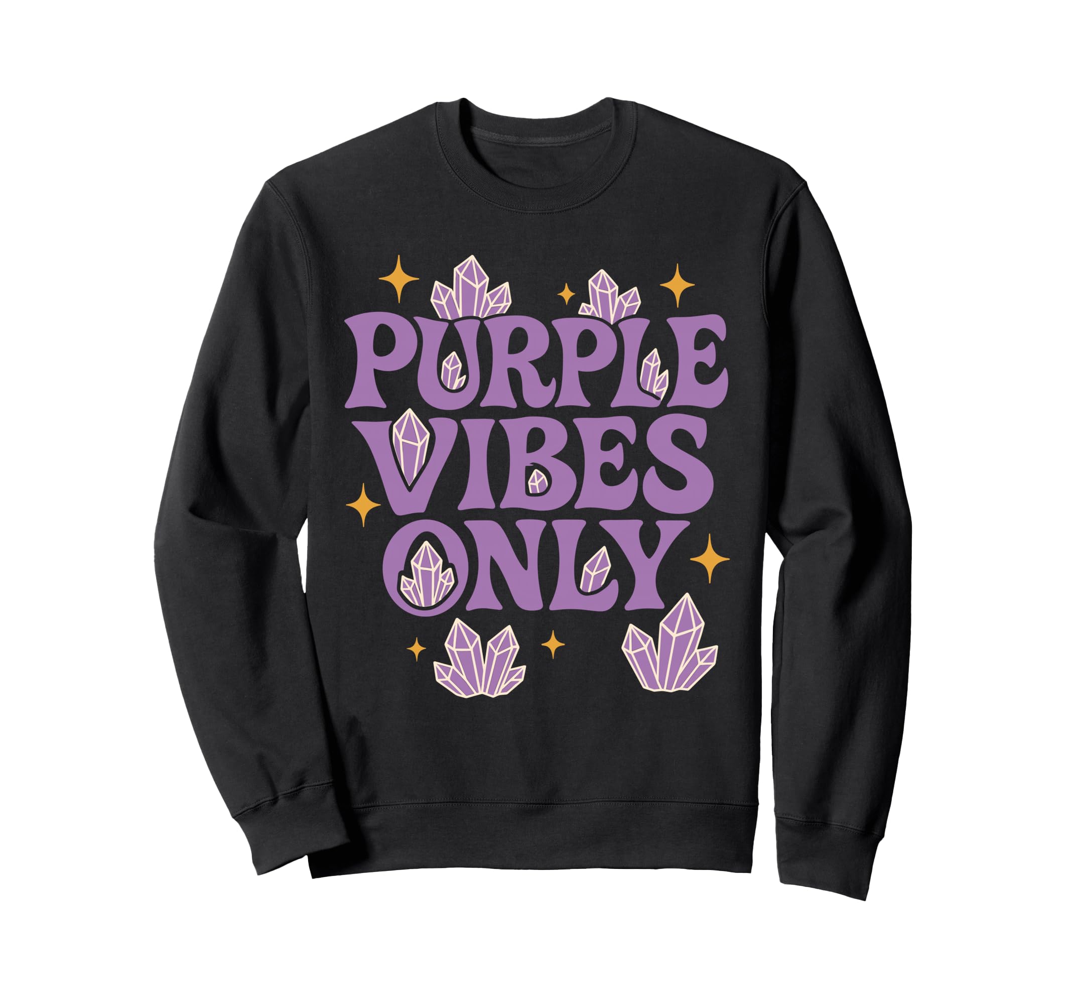 Amethyst Addict Healing Crystal Sweatshirt - Trendy Graphic for Adults - T-Shirt, Sweatshirt, Hoodie