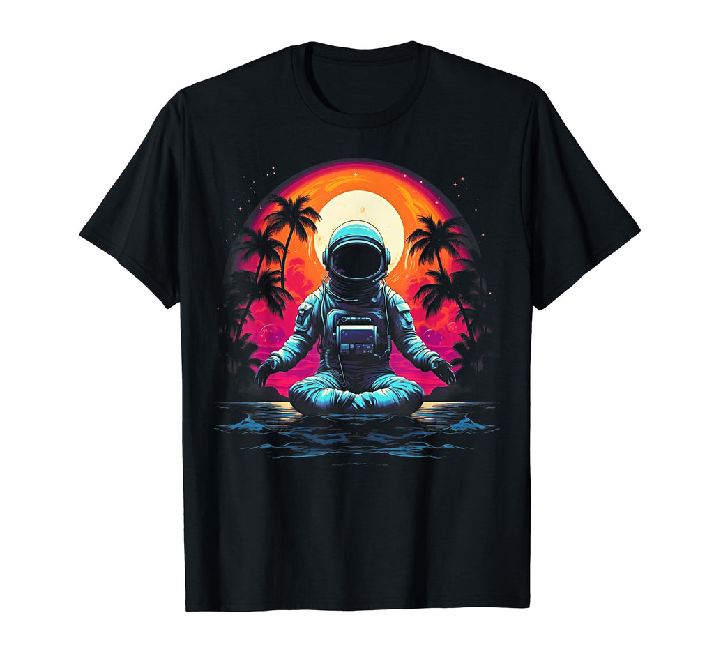 Synthwave Astronaut Cyberpunk 80S Sci T-Shirt - Trendy Graphic Men Women - T-Shirt, Sweatshirt, Hoodie