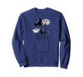 Roller Skate Flower Floral Roller Sweatshirt - Trendy Graphic Men Women - T-Shirt, Sweatshirt, Hoodie