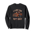 Rusty Old Truck Pin Up Cartoon Sweatshirt - Novelty Apparel for Adults - T-Shirt, Sweatshirt, Hoodie