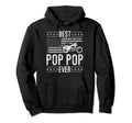 Best Pop Pop Ever Motorcycle American Hoodie - Novelty Apparel Men Women - T-Shirt, Sweatshirt, Hoodie