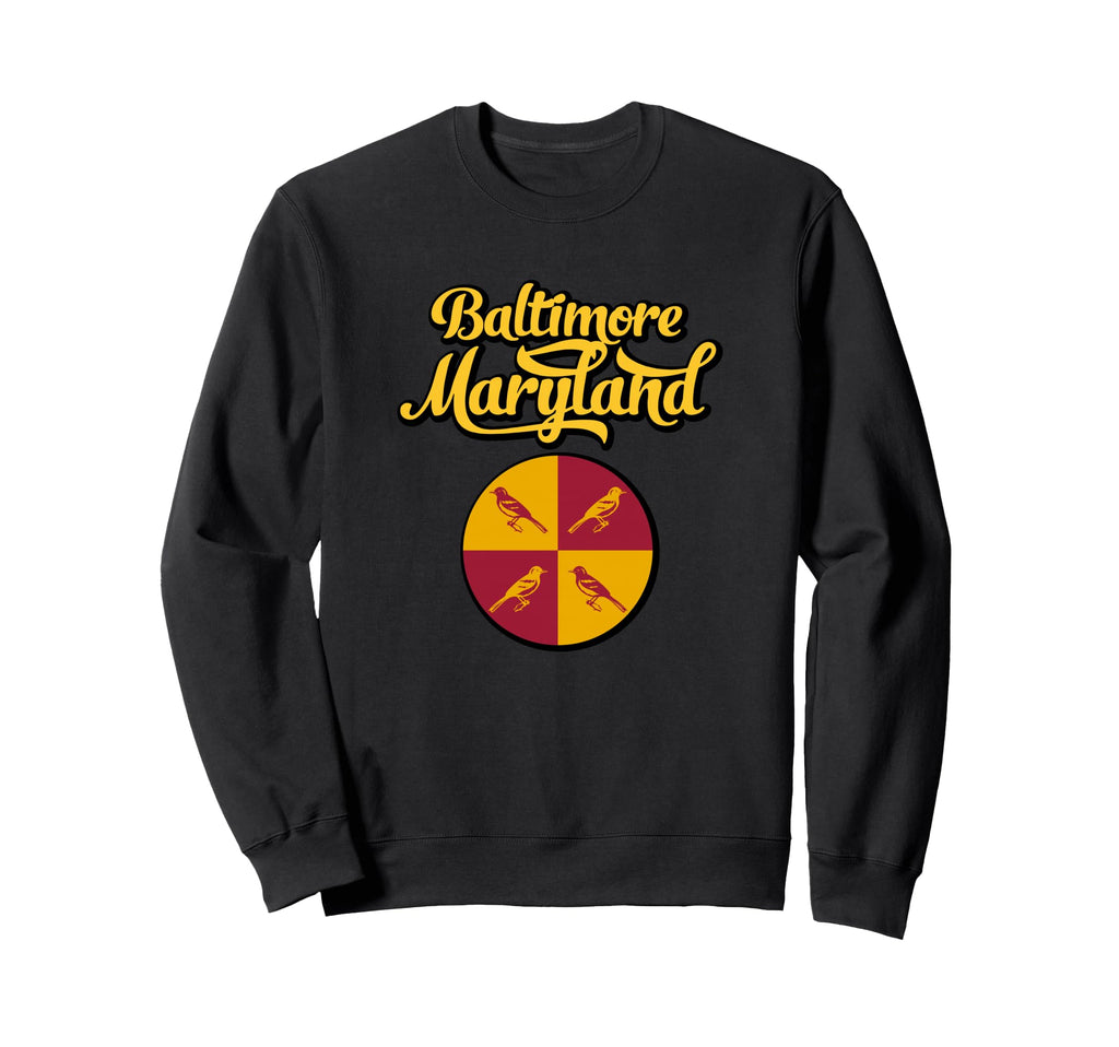 Baltimore Maryland Athletic Sport Sweatshirt - Trendy Graphic for Adults - T-Shirt, Sweatshirt, Hoodie