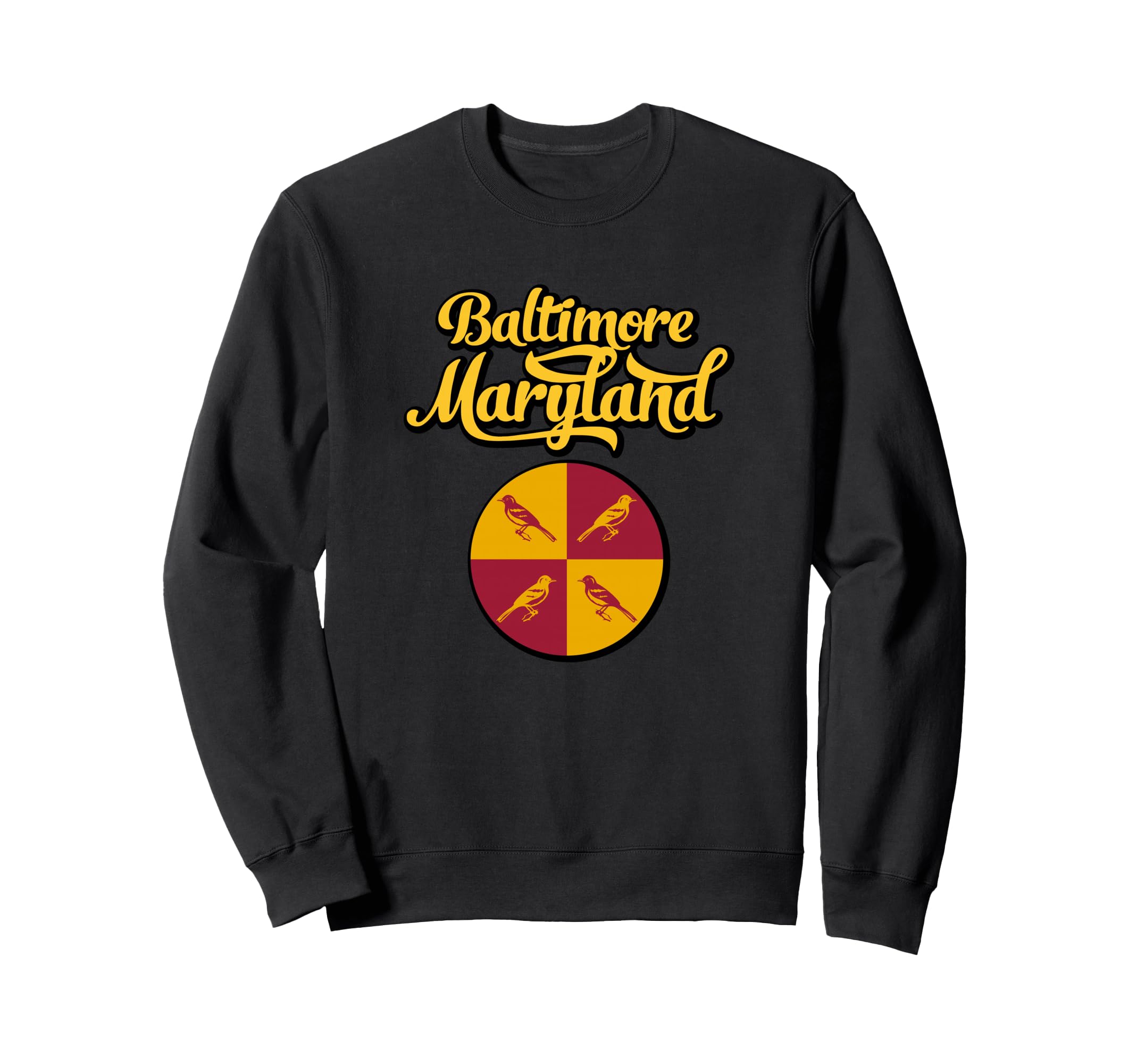 Baltimore Maryland Athletic Sport Sweatshirt - Trendy Graphic for Adults - T-Shirt, Sweatshirt, Hoodie