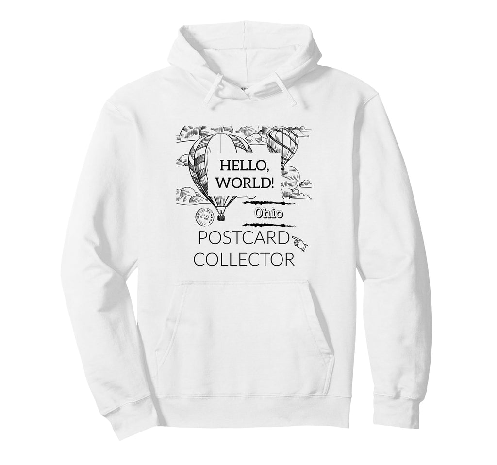 Postcard Collector Deltiologist Hobby Hoodie - Fun Novelty Design Unisex - T-Shirt, Sweatshirt, Hoodie