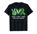 Peace Love Hope Mental Health Awareness T-Shirt - Aesthetic Graphic Unisex - T-Shirt, Sweatshirt, Hoodie