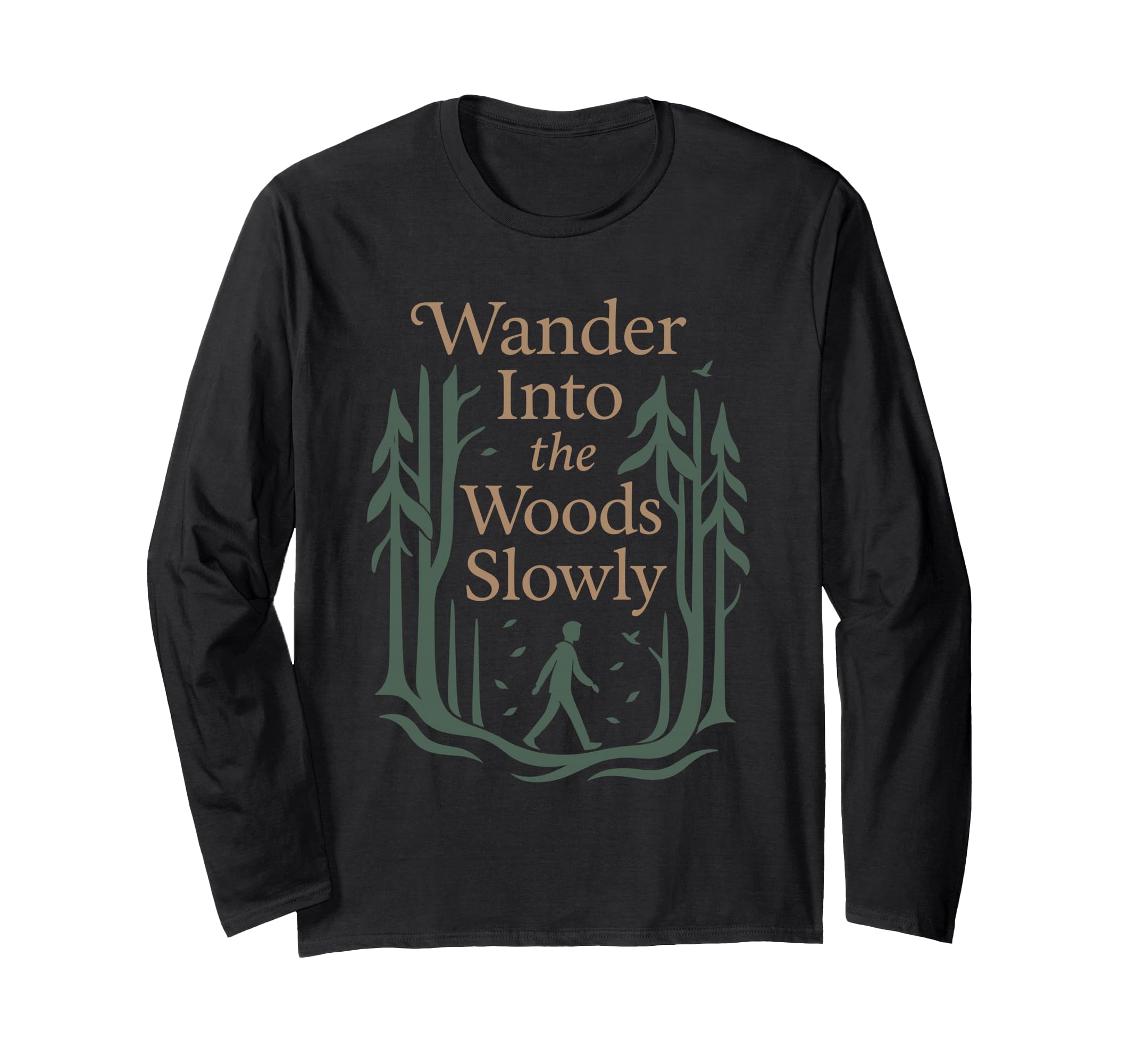 Forest Walk Overthinker Mental Reset Gift T-Shirt - Streetwear Style Unisex - T-Shirt, Sweatshirt, Hoodie
