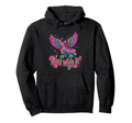 Roll It Winged Roller Skate Vibes Hoodie - Unique Graphic Men Women - T-Shirt, Sweatshirt, Hoodie