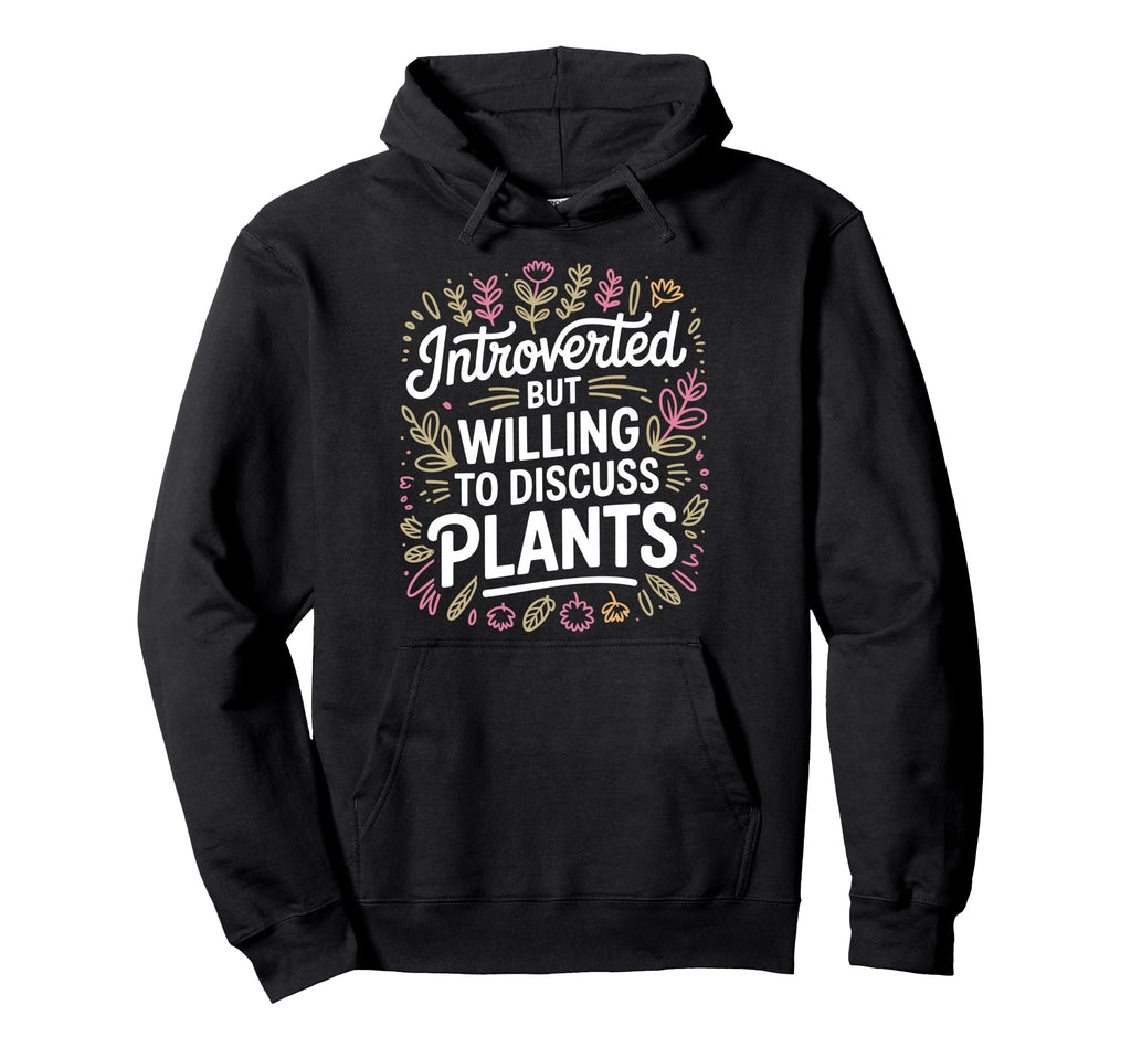 Funny Plant Art Indoor Plant Lover Hoodie - Minimalist Print for Adults - T-Shirt, Sweatshirt, Hoodie
