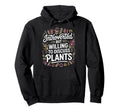 Funny Plant Art Indoor Plant Lover Hoodie - Minimalist Print for Adults - T-Shirt, Sweatshirt, Hoodie