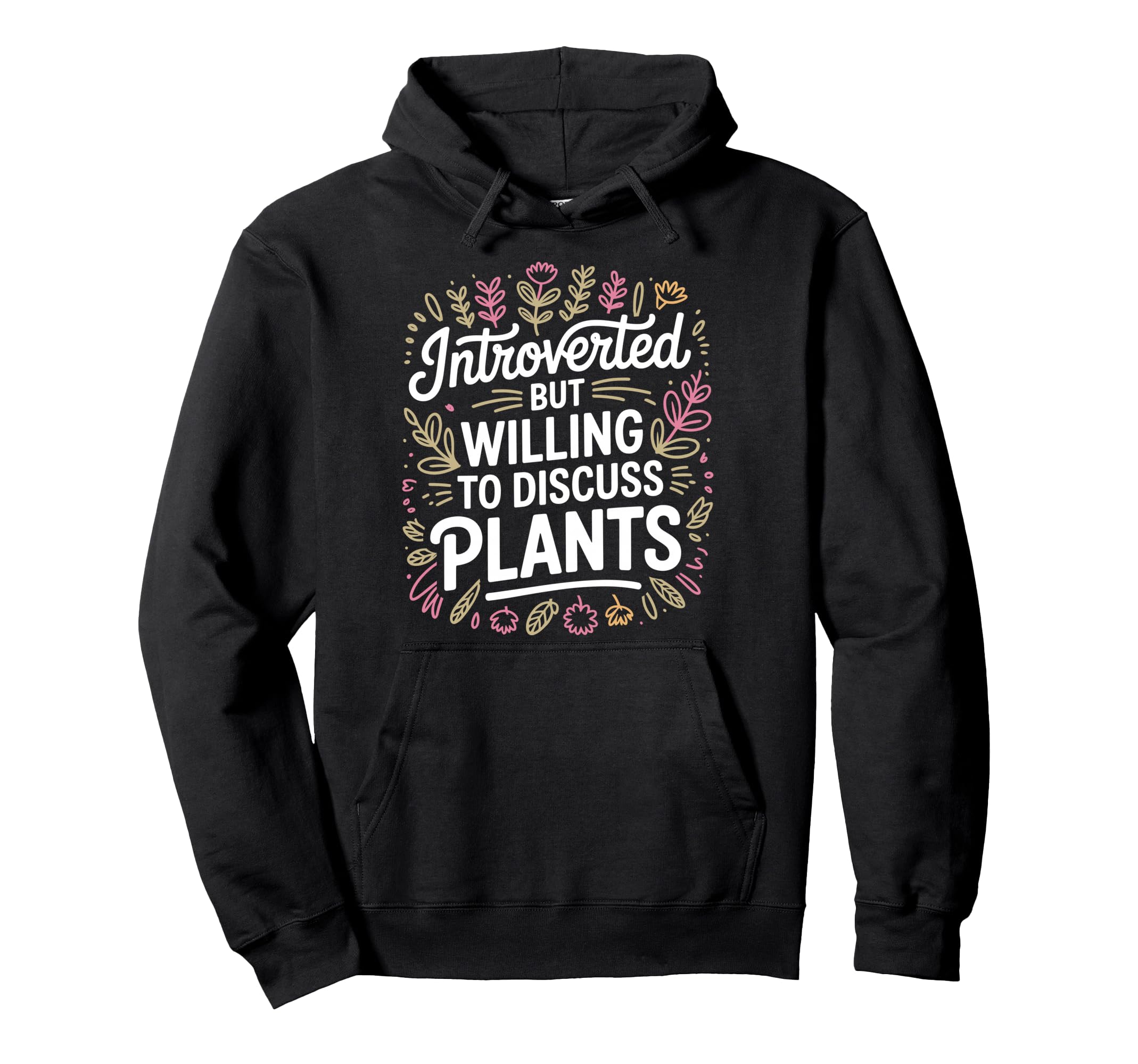 Funny Plant Art Indoor Plant Lover Hoodie - Minimalist Print for Adults - T-Shirt, Sweatshirt, Hoodie