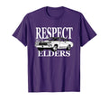 Hotrod Respect Your Elders Muscle Car T-Shirt - Aesthetic Graphic Unisex - T-Shirt, Sweatshirt, Hoodie