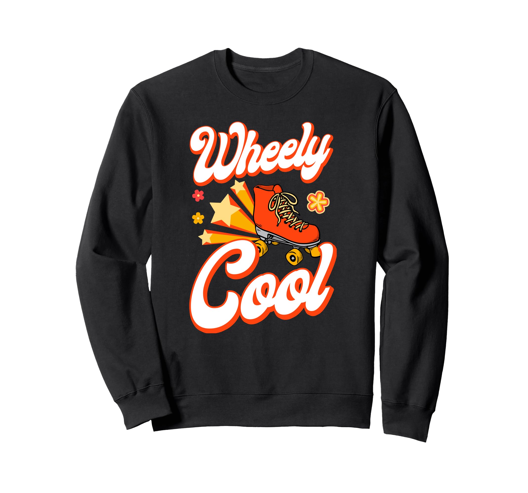 Roller Skating Skate 1970S Sweatshirt - Novelty Apparel for Adults - T-Shirt, Sweatshirt, Hoodie