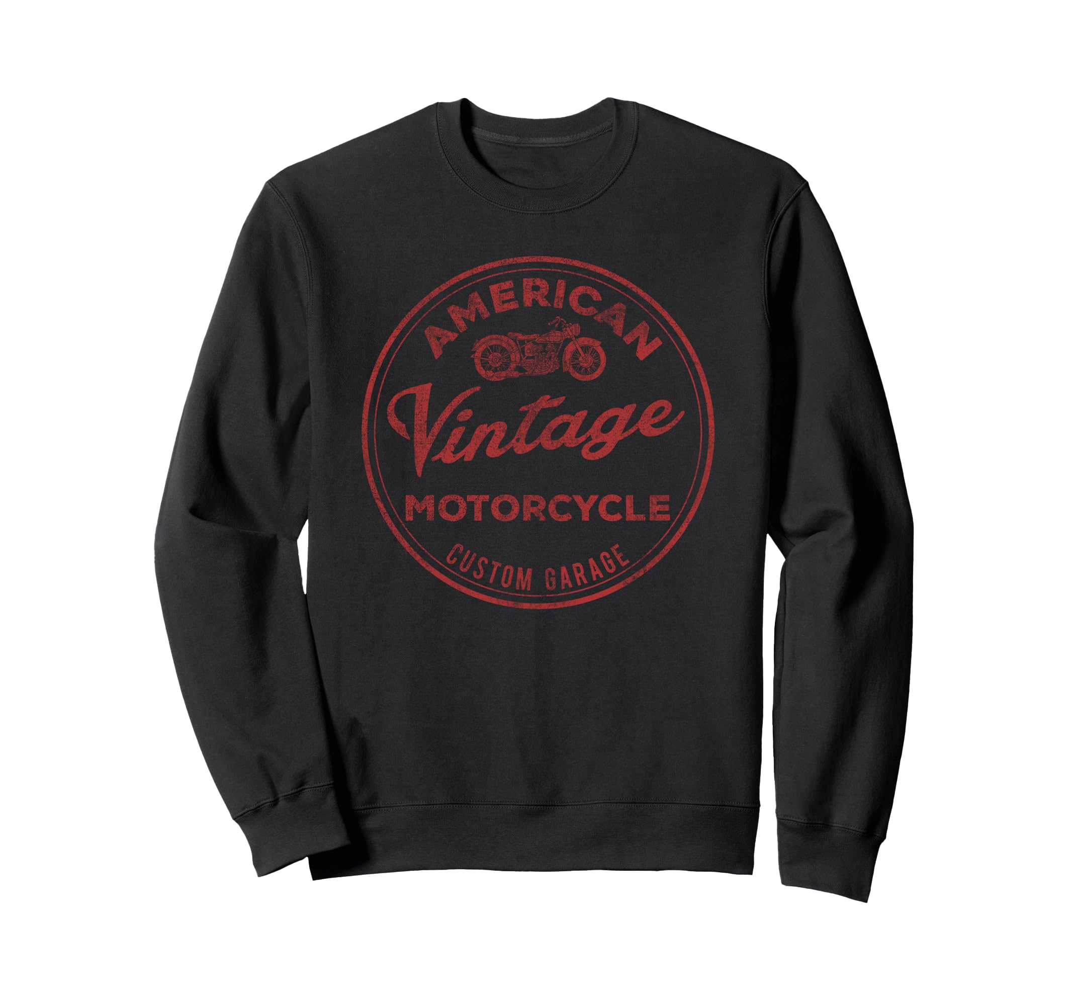 Custom Garage American Sweatshirt - Casual Everyday Wear Men Women - T-Shirt, Sweatshirt, Hoodie