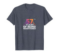 57 Years Heightened Birthday Gift T-Shirt - Minimalist Print for Adults - T-Shirt, Sweatshirt, Hoodie