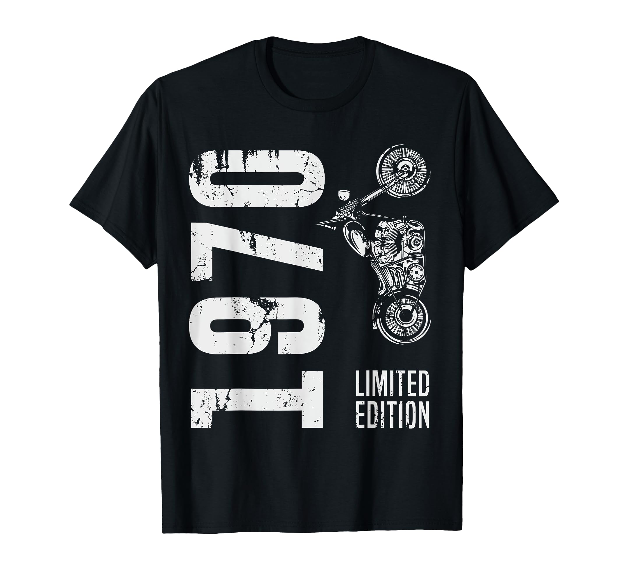 Born 1970 Motorcycle 55Th Birthday T-Shirt - Fun Novelty Design Unisex - T-Shirt, Sweatshirt, Hoodie