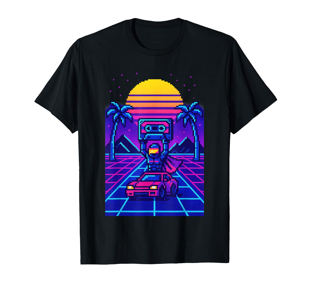80S Synthwave T-Shirt - Trendy Graphic Men Women - T-Shirt, Sweatshirt, Hoodie