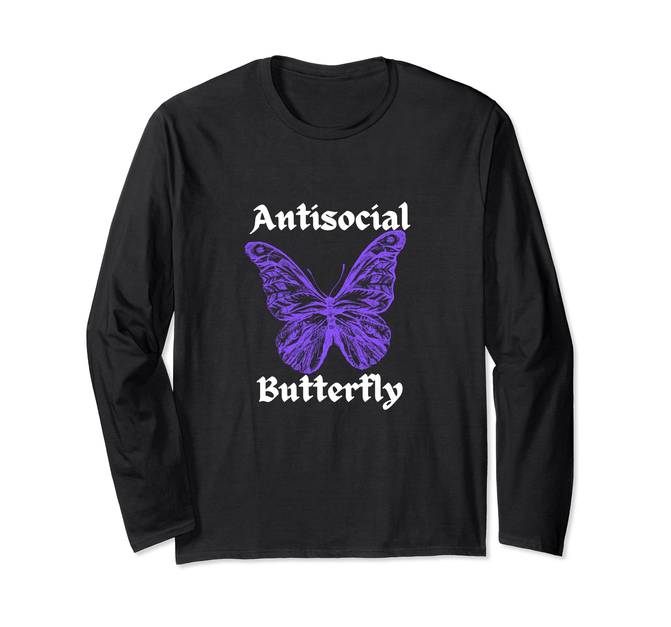 Antisocial Butterfly T-Shirt - Trendy Graphic for Adults - T-Shirt, Sweatshirt, Hoodie