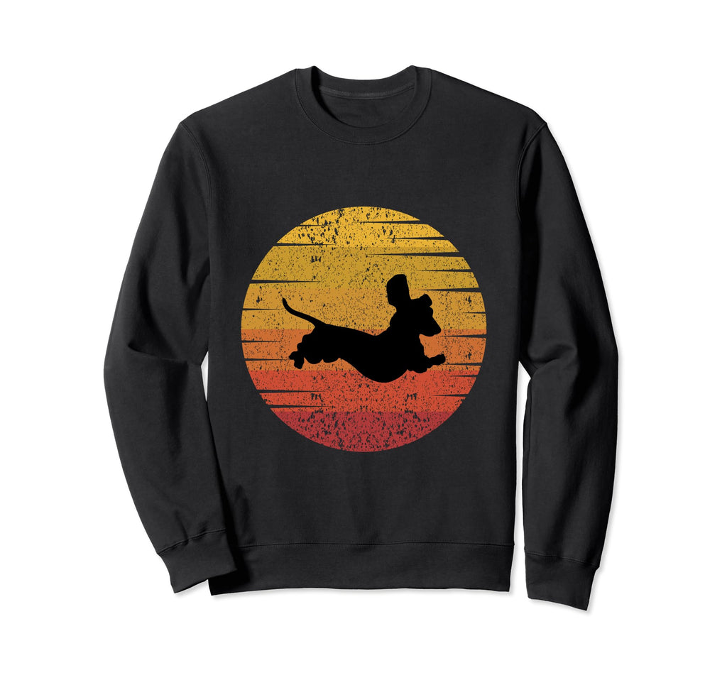 60S 70S 80S Dog Wiener Dog Lover Sweatshirt - Trendy Graphic for Adults - T-Shirt, Sweatshirt, Hoodie