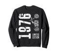 Born 1976 Motorcycle 50Th Sweatshirt - Fun Novelty Design Men Women - T-Shirt, Sweatshirt, Hoodie