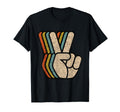 Peace Sign V Fingers 60S 70S 80S T-Shirt - Fun Novelty Design for Adults - T-Shirt, Sweatshirt, Hoodie